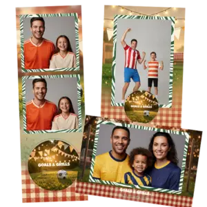 Design photobooth Backyard Soccer Cookout
