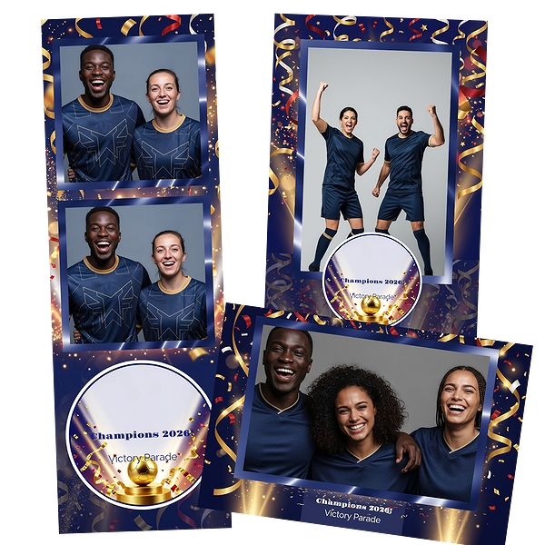 Design photobooth Champions Ticker-Tape Parade