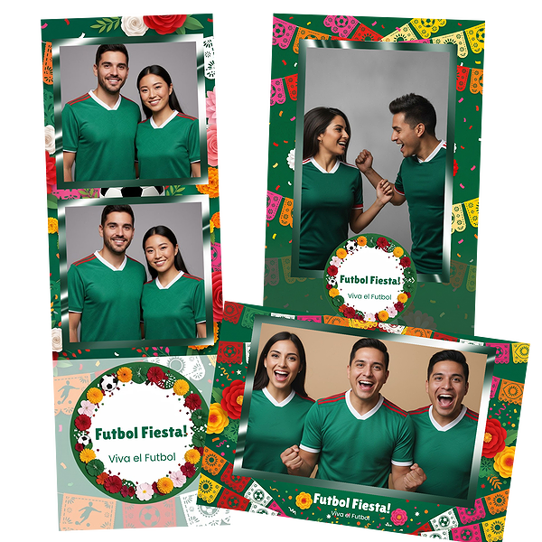Design photobooth Futbol Fiesta Mexicana