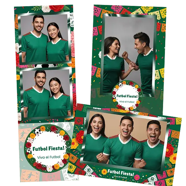 Design photobooth Futbol Fiesta Mexicana