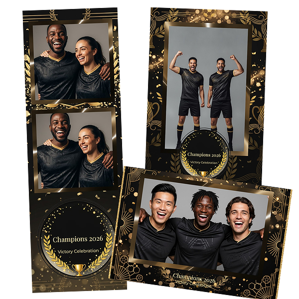 Design photobooth Golden Champions Trophy