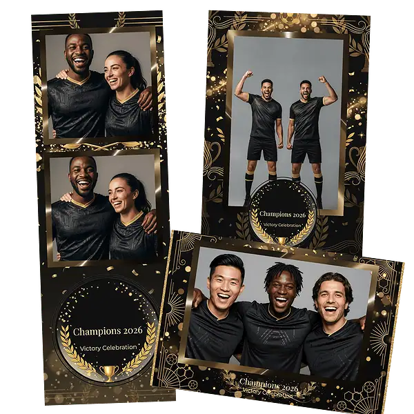 Design photobooth Golden Champions Trophy
