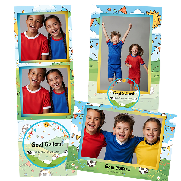 Design photobooth Kids Soccer Party