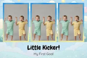 Design photobooth Little Kickers First Goal