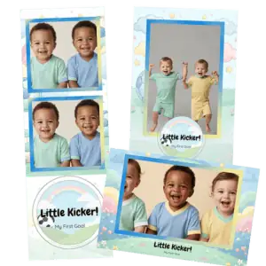 Design photobooth Little Kickers First Goal