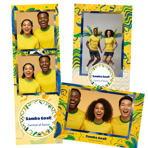 Design photobooth Samba Soccer Carnival