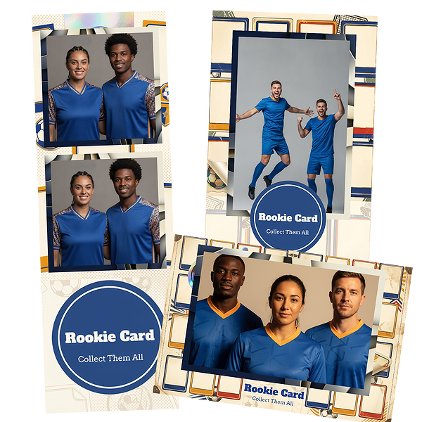 Design photobooth Soccer Card Collection