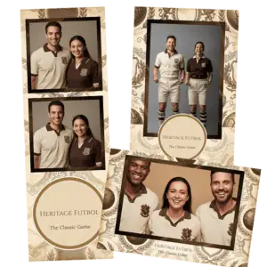 Design photobooth Vintage Futbol Heritage