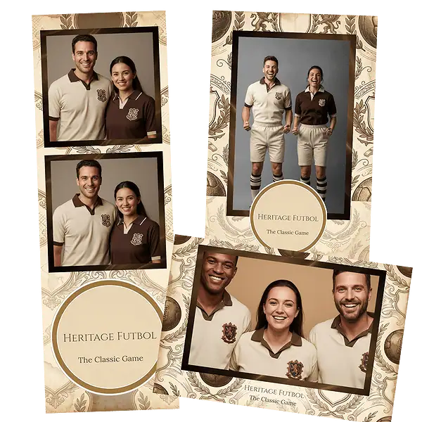 Design photobooth Vintage Futbol Heritage