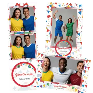 Design photobooth World of Flags Celebration