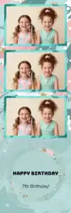 Anniversaire pastel aux coups de pinceau - Vivabox 1