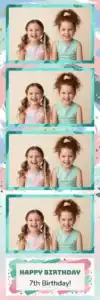 Anniversaire pastel aux coups de pinceau - Vivabox 2