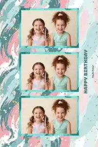 Anniversaire pastel aux coups de pinceau - Vivabox 5
