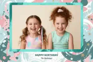 Anniversaire pastel aux coups de pinceau - Vivabox 3