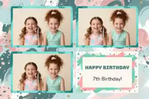 Anniversaire pastel aux coups de pinceau - Vivabox 4