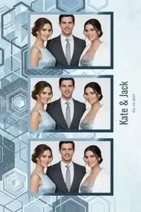 Mariage géométrique bleu givré - Vivabox 5