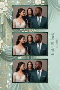 Mariage art déco bleu sarcelle - Vivabox 5