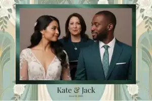 Mariage art déco bleu sarcelle - Vivabox 3