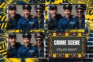 Soirée policière, scène de crime - Vivabox 4