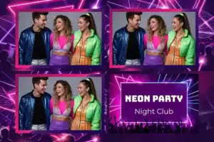Soirée en club au néon - Vivabox 4