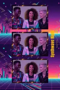 Nuit rétrofuturiste au néon - Vivabox 5