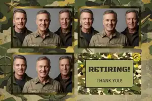 Départ à la retraite camouflage - Vivabox 4