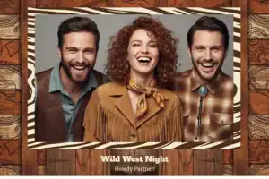 Soirée saloon western rustique - Vivabox 3