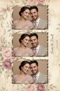 Mariage romantique sur parchemin fleuri - Vivabox 5
