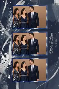 Mariage bleu marine aux touches argentées - Vivabox 5