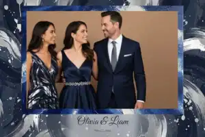 Mariage bleu marine aux touches argentées - Vivabox 3