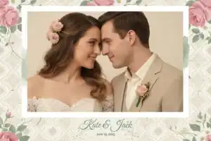 Mariage romantique aux roses roses - Vivabox 3