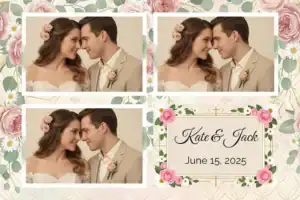 Mariage romantique aux roses roses - Vivabox 4