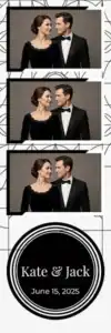Mariage minimaliste noir et blanc - Vivabox 1