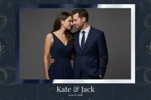 Mariage minimaliste bleu marine - Vivabox 3