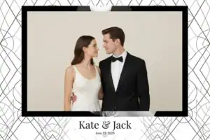 Mariage au monogramme épuré - Vivabox 3