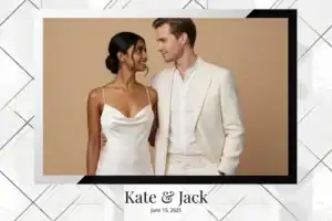Mariage minimaliste à monogramme - Vivabox 3