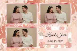 Mariage boho tropical rose poudré - Vivabox 4