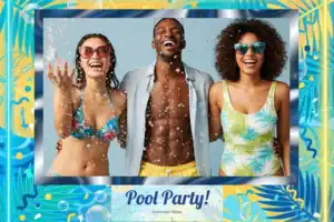 Fête estivale au bord de la piscine - Vivabox 3