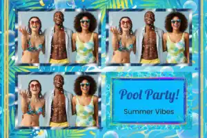 Fête estivale au bord de la piscine - Vivabox 4