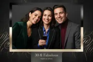 Trentième anniversaire chic et sombre - Vivabox 3