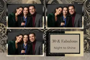 Trentième anniversaire chic et sombre - Vivabox 4
