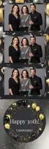 Anniversaire glamour aux ballons dorés et argentés - Vivabox 1