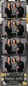 Anniversaire glamour aux ballons dorés et argentés - Vivabox 2