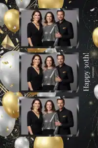 Anniversaire glamour aux ballons dorés et argentés - Vivabox 5