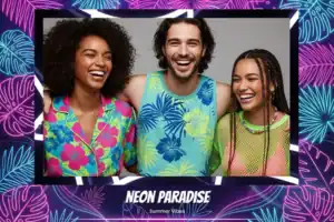 Soirée tropicale d’été au néon - Vivabox 3