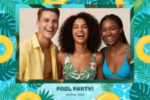 Fête tropicale au bord de la piscine - Vivabox 3