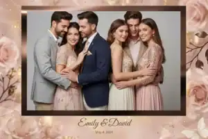 Papillons romantiques rose poudré - Vivabox 3