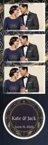 Mariage Art déco aux tons sombres - Vivabox 1