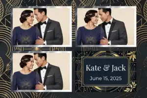 Mariage Art déco aux tons sombres - Vivabox 4