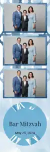 Bar Mitzvah aux rayures bleues aquarellées - Vivabox 1